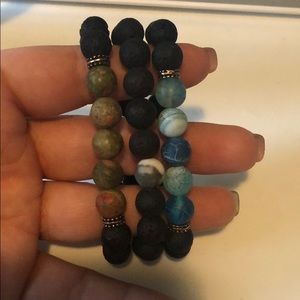 Lava stone bracelets!